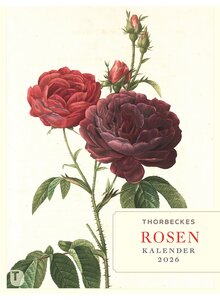 Auf diesem Bild sehen Sie das Produktbild fr THORBECKES ROSEN-KALENDER 2026 - WOCHENKALENDER