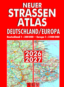 Auf diesem Bild sehen Sie das Produktbild fr NEUER STRASSENATLAS 2026/2027 DEUTSCHLAND/EUROPA