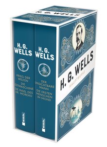 Auf diesem Bild sehen Sie das Produktbild fr H. G. WELLS-HAUPTWERKE - 2 BNDE IM SCHUBER