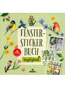 Auf diesem Bild sehen Sie das Produktbild fr FENSTERSTICKER-BUCH VOGELGLCK
