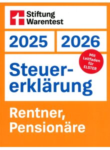Auf diesem Bild sehen Sie das Produktbild fr STEUERERKLRUNG 2025/2026 RENTNER UND PENSIONRE - STIFTUNG WARENTEST