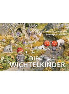 Auf diesem Bild sehen Sie das Produktbild f�r KUNSTPOSTKARTEN DIE WICHTEL- KINDER -