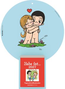 Auf diesem Bild sehen Sie das Produktbild für TAGESABREIßKALENDER LIEBE IST 2027 -