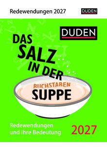 Auf diesem Bild sehen Sie das Produktbild für TAGESABREIßKALENDER DAS SALZ IN DER (BUCHSTABEN-)SUPPE 2027
