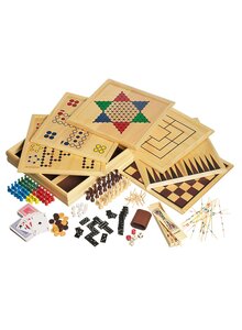 Auf diesem Bild sehen Sie das Produktbild fr SPIELESAMMLUNG AUS HOLZ