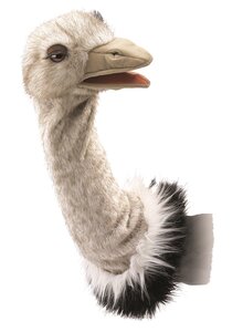 Auf diesem Bild sehen Sie das Produktbild fr HANDPUPPE VOGEL STRAU