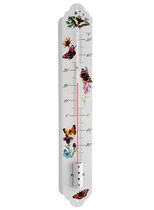 INNEN-/AUEN-THERMOMETER MIT SCHMETTERLINGSMOTIV