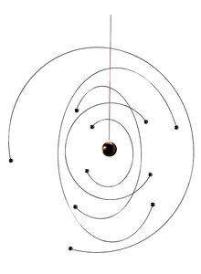 MOBILE NIELS BOHR ATOMMODELL