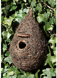 3x Vogel-Nest Schilf-Haus Nist-Hilfe Kasten Schlafnest für Vögel Voliere Käfig 