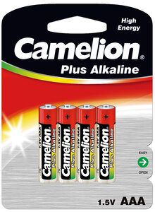 ALKALINE PLUS BATTERIEN AAA 4ER-PACK