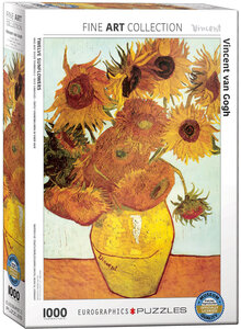 PUZZLE VINCENT VAN GOGH: ZWLF SONNENBLUMEN - 1000 TEILE