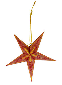 PAPIER-WEIHNACHTSSTERN ROT