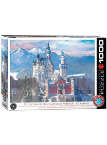 PUZZLE SCHLOSS NEUSCHWANSTEIN IM WINTER 1000 TEILE