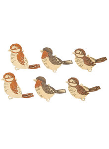BAUMSCHMUCK VGEL 6ER-SET