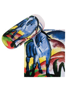 BRILLENETUI FRANZ MARC BLAUES PFERD Bild 2
