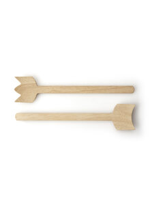 SALATBESTECK A. GUMMIBAUM-HOLZ Bild 2