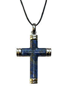 ANHNGER LAPIS LAZULI KREUZ