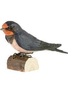 Produktbild fr 'HAUSSCHWALBE - HAND- GESCHNITZTER VOGEL AUS HOLZ'