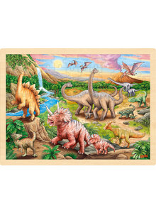 Produktbild fr 'HOLZPUZZLE DINOSAURIER'