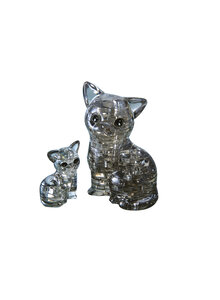 3D CRYSTAL PUZZLE KATZENPAAR