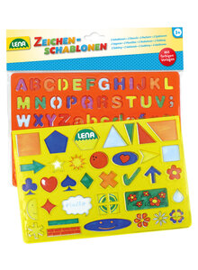 ZEICHENSCHABLONE ALPHABET ZAHLEN UND ZEICHEN