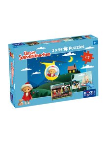 Produktbild fr 'PUZZLES UNSER SANDMNNCHEN 3 X 49 TEILE'