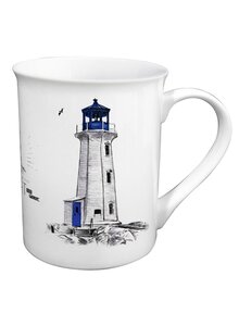 Produktbild fr 'PORZELLANBECHER LEUCHTTURM'