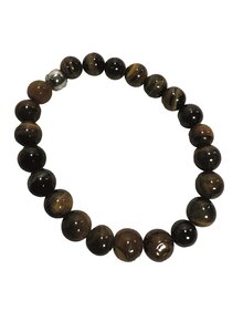 ELASTIK-ARMBAND TIGERAUGE