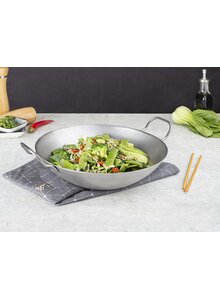 Produktbild fr 'WOK AUS EISEN MIT 2 GRIFFEN'