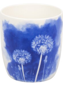 Produktbild fr 'PORZELLANBECHER OHNE HENKEL CYAN BLUE DANDELION'