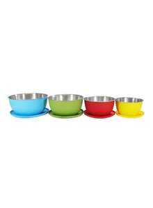 EDELSTAHL SCHSSEL-SET 8-TLG.