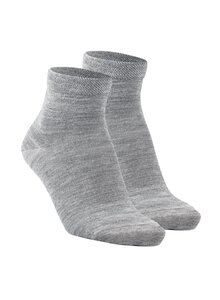 Auf diesem Bild sehen Sie das Produktbild fr ALPAKA SNEAKER-SOCKEN MID-CUT GRAU GR. 35/38