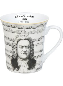 Auf diesem Bild sehen Sie das Produktbild fr PORZELLANBECHER JOHANN SEBASTIAN BACH