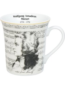 Auf diesem Bild sehen Sie das Produktbild fr PORZELLANBECHER WOLFGANG AMADEUS MOZART