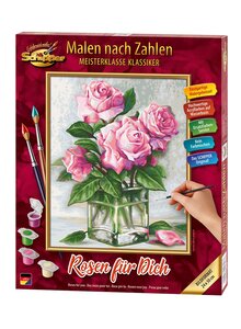 Auf diesem Bild sehen Sie das Produktbild fr MALEN NACH ZAHLEN - ROSEN FR DICH
