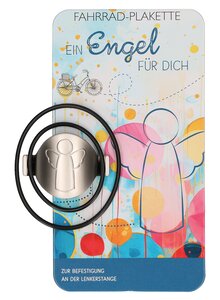 Auf diesem Bild sehen Sie das Produktbild fr FAHRRAD-PLAKETTE EIN ENGEL FR DICH