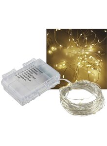Auf diesem Bild sehen Sie das Produktbild fr LED-BATTERIE-LICHTERKETTE SILVER WIRE 80