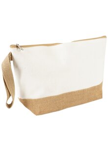 FAIRTRADE CANVAS KOSMETIK- TASCHE / KULTURBEUTEL