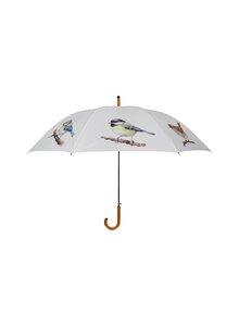 Auf diesem Bild sehen Sie das Produktbild fr REGENSCHIRM GARTENVGEL AQUARELL