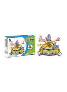 Auf diesem Bild sehen Sie das Produktbild fr 3D-PUZZLE KARUSSELL FLUGZEUGE 118 TEILE