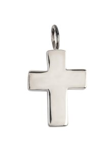 SILBERANHNGER KREUZ ROJA AUS MEXIKO - 17 X 13 MM