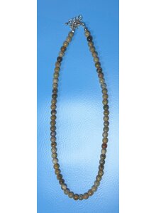 Auf diesem Bild sehen Sie das Produktbild für HALSKETTE VERSTEINERTER SAURIERCOPROLIT-KUGELN IN BOX