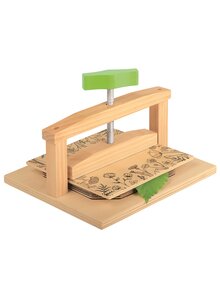 Auf diesem Bild sehen Sie das Produktbild fr BLATT- & BLTENPRESSE AUS HOLZ