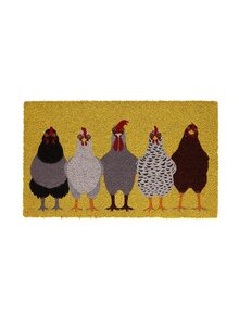 Auf diesem Bild sehen Sie das Produktbild f�r KOKOS-FU�MATTE H�HNER 75 X 45 CM
