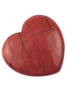 Auf diesem Bild sehen Sie das Produktbild f�r HANDSCHMEICHLER JASPIS-HERZ ROT