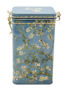 Auf diesem Bild sehen Sie das Produktbild f�r VORRATSDOSE VAN GOGH MANDELBL�TE AUS METALL