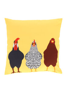 OUTDOOR-KISSEN H�HNER 45X45 CM