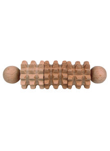 Auf diesem Bild sehen Sie das Produktbild f�r HAND-MASSAGEROLLER AUS GE�LTEM BUCHENHOLZ