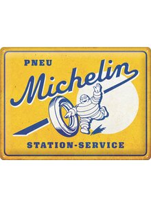 Auf diesem Bild sehen Sie das Produktbild f�r BLECHSCHILD MICHELIN PNEU STATION-SERVIDE 30 X 40 CM