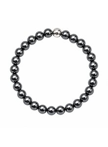 Auf diesem Bild sehen Sie das Produktbild f�r ARMBAND H�MATIT KUGELN 8 MM